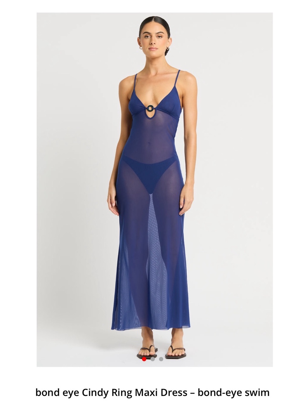 bond-eye Cindy Ring Maxi Dress - Royal Blue